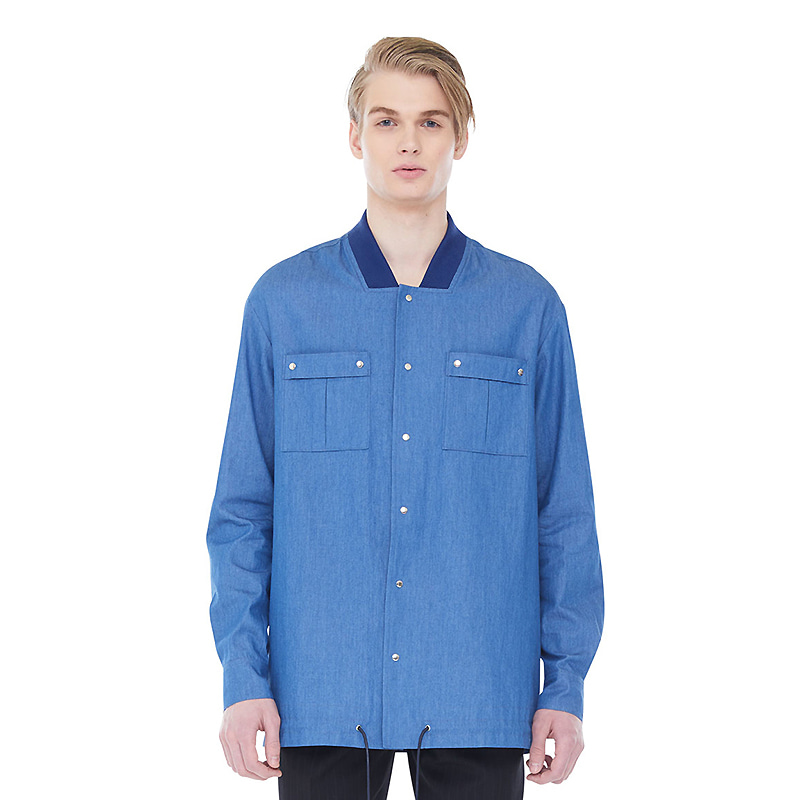 String riphem shirts jacket - Dark Blue